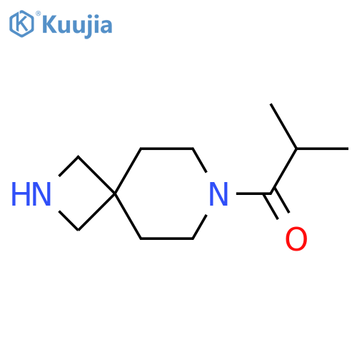 1-{2,7-Diazaspiro[3.5]nonan-7-yl}-2-methylpropan-1-one structure