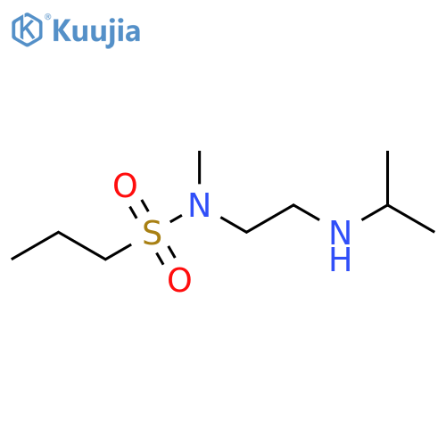 1-Propanesulfonamide, N-methyl-N-[2-[(1-methylethyl)amino]ethyl]- structure