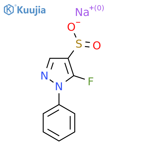 sodium 5-fluoro-1-phenyl-1H-pyrazole-4-sulfinate structure