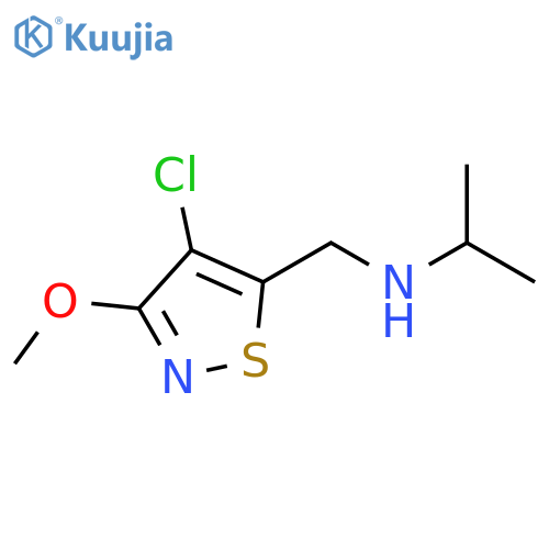 5-Isothiazolemethanamine, 4-chloro-3-methoxy-N-(1-methylethyl)- structure