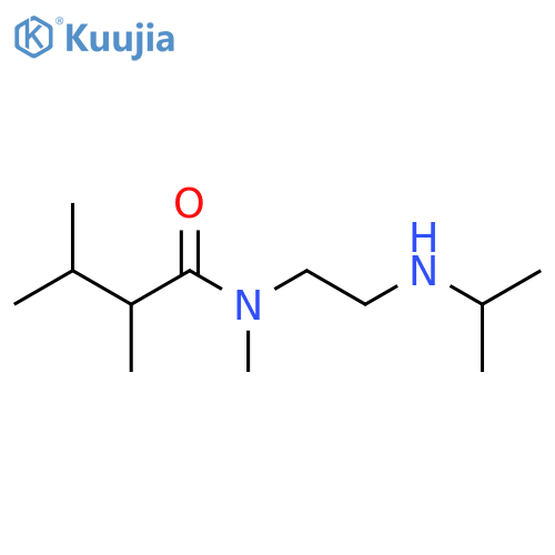 Butanamide, N,2,3-trimethyl-N-[2-[(1-methylethyl)amino]ethyl]- structure