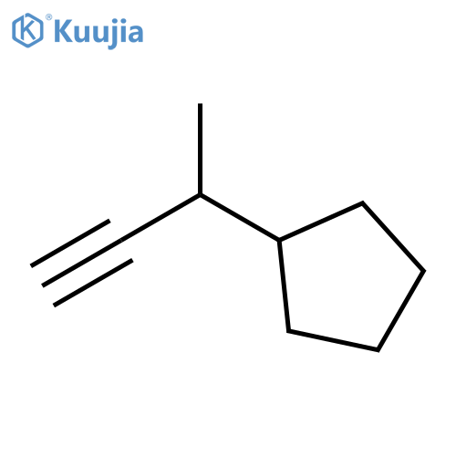 Cyclopentane, (1-methyl-2-propyn-1-yl)- structure