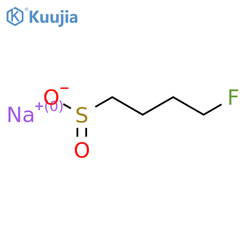 Sodium 4-fluorobutane-1-sulfinate structure