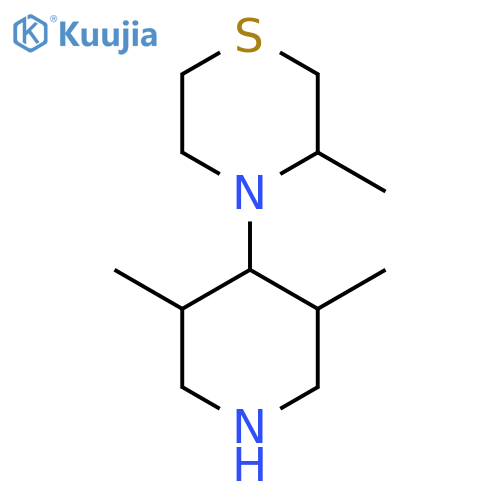 4-(3,5-Dimethylpiperidin-4-yl)-3-methylthiomorpholine structure