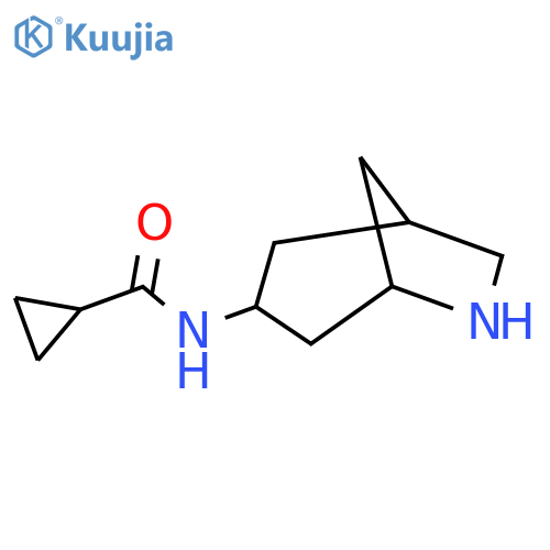 N-{6-azabicyclo[3.2.1]octan-3-yl}cyclopropanecarboxamide structure