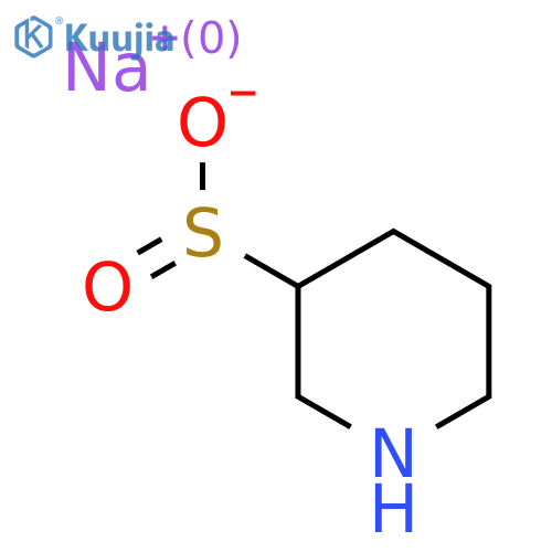 Sodium piperidine-3-sulfinate structure