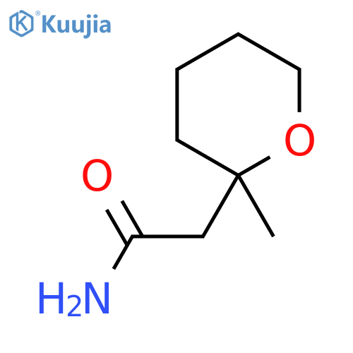 2-(2-methyloxan-2-yl)acetamide structure