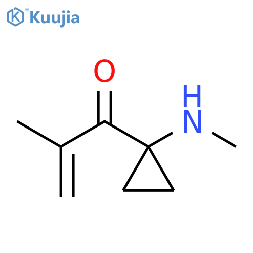 2-Propen-1-one, 2-methyl-1-[1-(methylamino)cyclopropyl]- structure