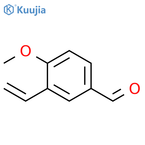 Benzaldehyde, 3-ethenyl-4-methoxy- structure