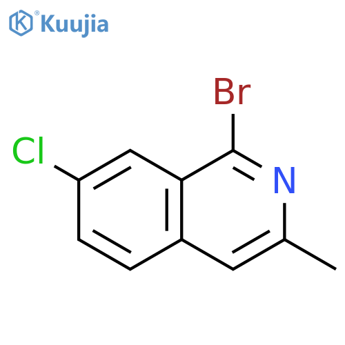 Isoquinoline, 1-bromo-7-chloro-3-methyl- structure