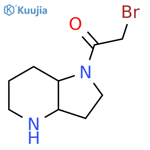 Ethanone, 2-bromo-1-(octahydro-1H-pyrrolo[3,2-b]pyridin-1-yl)- structure