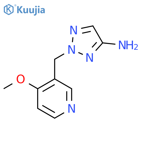 2-(4-methoxypyridin-3-yl)methyl-2H-1,2,3-triazol-4-amine structure