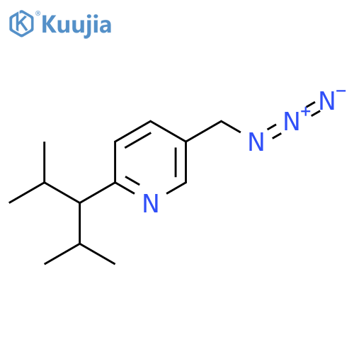 5-(Azidomethyl)-2-(2,4-dimethylpentan-3-yl)pyridine structure