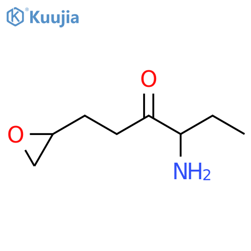 3-Hexanone, 4-amino-1-(2-oxiranyl)- structure