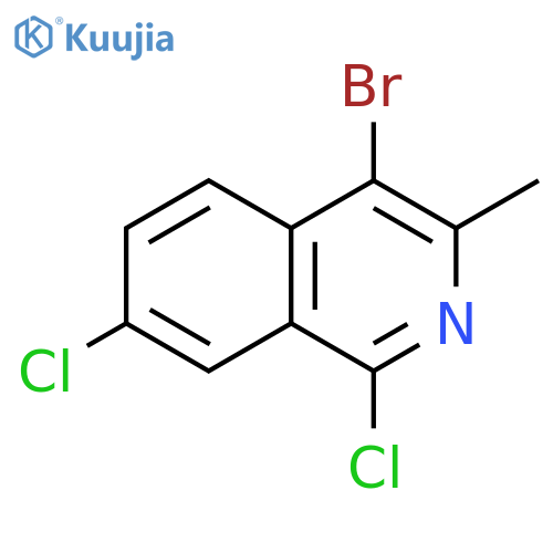 Isoquinoline, 4-bromo-1,7-dichloro-3-methyl- structure