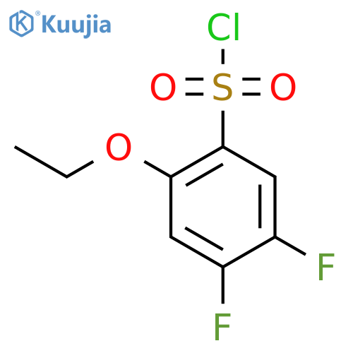 2-Ethoxy-4,5-difluorobenzene-1-sulfonyl chloride structure