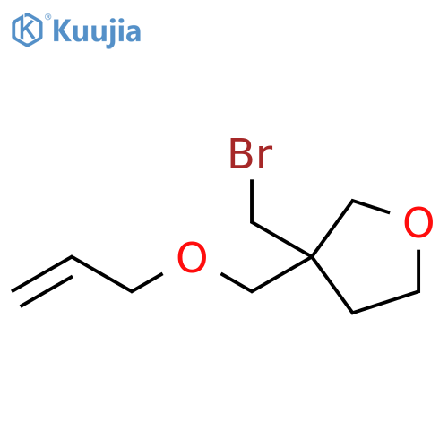 Furan, 3-(bromomethyl)tetrahydro-3-[(2-propen-1-yloxy)methyl]- structure