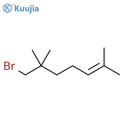 2-Heptene, 7-bromo-2,6,6-trimethyl- structure