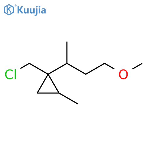 Cyclopropane, 1-(chloromethyl)-1-(3-methoxy-1-methylpropyl)-2-methyl- structure