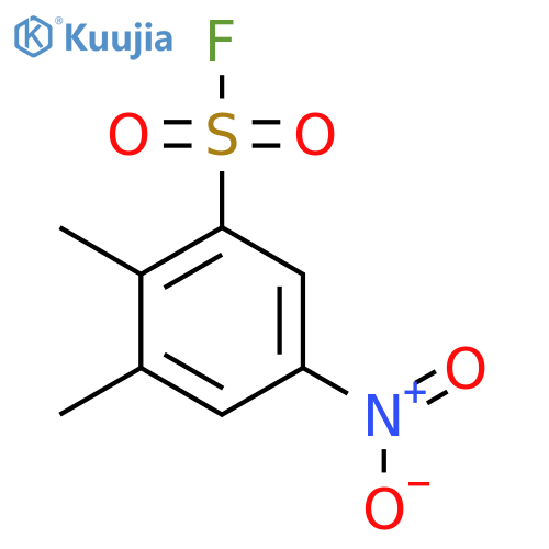 2,3-Dimethyl-5-nitrobenzene-1-sulfonyl fluoride structure