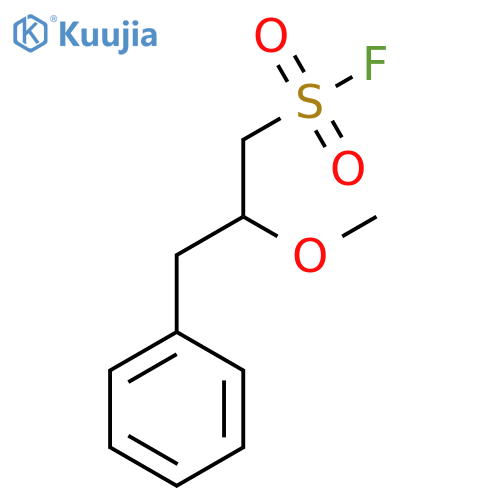2-Methoxy-3-phenylpropane-1-sulfonyl fluoride structure