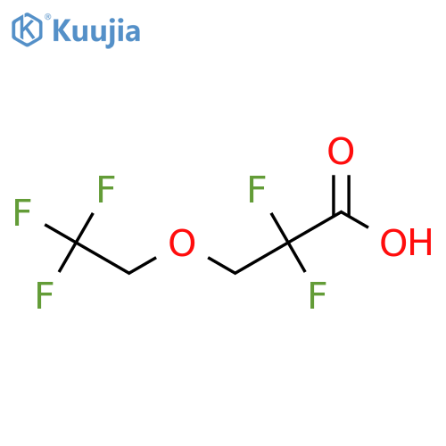 2,2-Difluoro-3-(2,2,2-trifluoroethoxy)propanoic acid structure