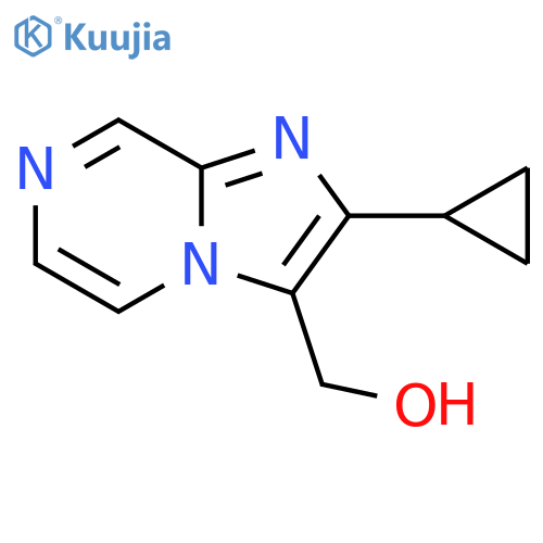 Imidazo[1,2-a]pyrazine-3-methanol, 2-cyclopropyl- structure