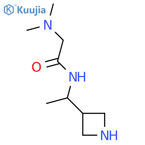 N-1-(azetidin-3-yl)ethyl-2-(dimethylamino)acetamide structure