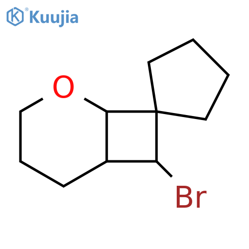 Spiro[cyclopentane-1,8'-[2]oxabicyclo[4.2.0]octane], 7'-bromo- structure