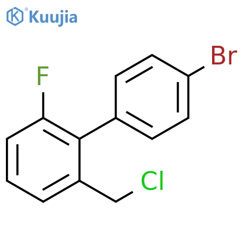 1,1'-Biphenyl, 4'-bromo-2-(chloromethyl)-6-fluoro- structure