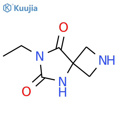 2,5,7-Triazaspiro[3.4]octane-6,8-dione, 7-ethyl- structure