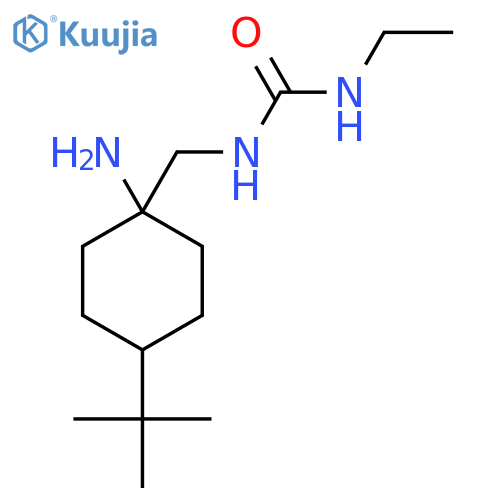 1-(1-amino-4-tert-butylcyclohexyl)methyl-3-ethylurea structure