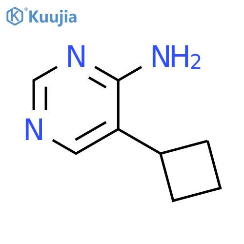 4-Pyrimidinamine, 5-cyclobutyl- structure