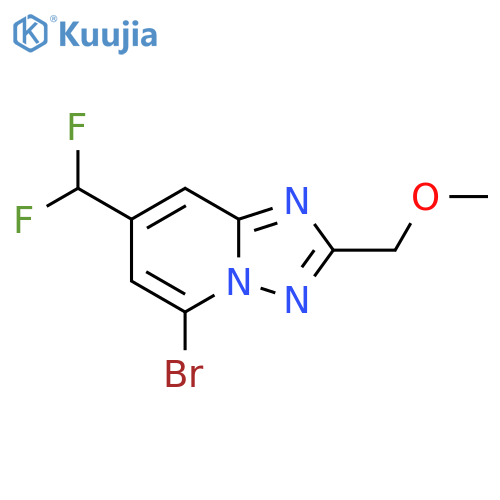 5-bromo-7-(difluoromethyl)-2-(methoxymethyl)-1,2,4triazolo1,5-apyridine structure