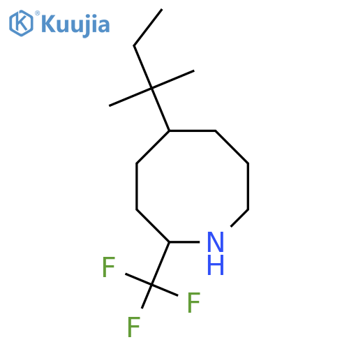 5-(2-methylbutan-2-yl)-2-(trifluoromethyl)azocane structure
