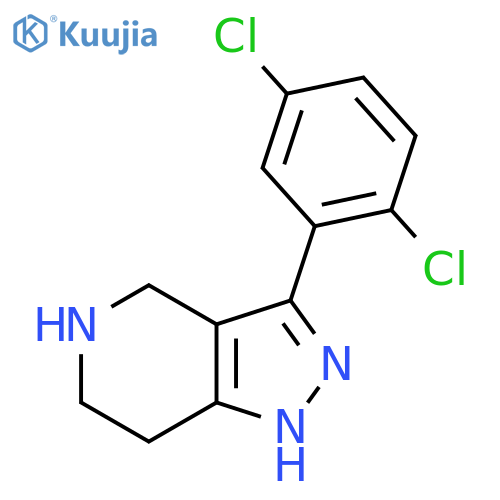 3-(2,5-dichlorophenyl)-2H,4H,5H,6H,7H-pyrazolo[4,3-c]pyridine structure