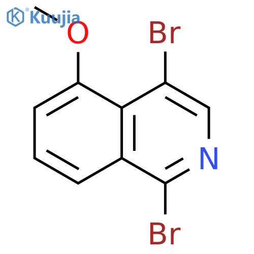 Isoquinoline, 1,4-dibromo-5-methoxy- structure