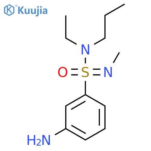 3-[S-[ethyl(propyl)amino]-N-methylsulfonimidoyl]aniline structure