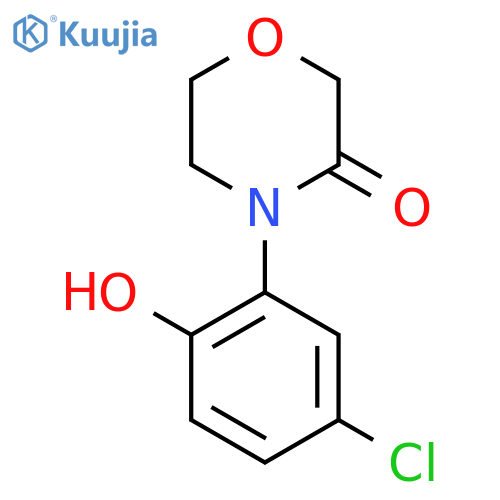 4-(5-chloro-2-hydroxyphenyl)morpholin-3-one structure