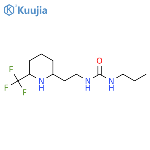 3-Propyl-1-{2-[6-(trifluoromethyl)piperidin-2-yl]ethyl}urea structure