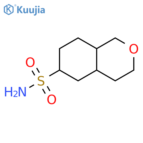 1H-2-Benzopyran-6-sulfonamide, octahydro- structure