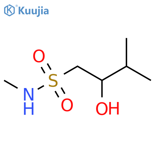 2-hydroxy-N,3-dimethylbutane-1-sulfonamide structure