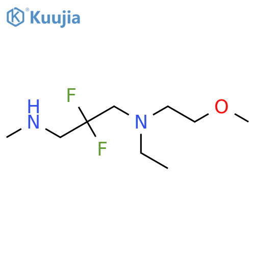 [2,2-Difluoro-3-(methylamino)propyl](ethyl)(2-methoxyethyl)amine structure