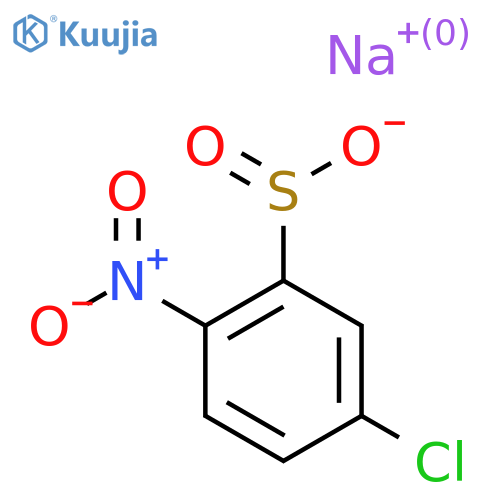 Sodium 5-chloro-2-nitrobenzene-1-sulfinate structure