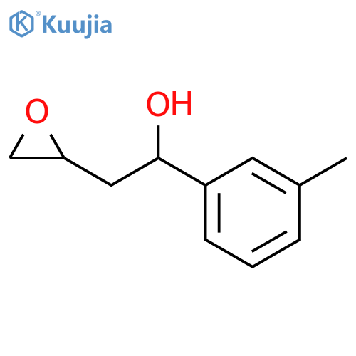 2-Oxiraneethanol, α-(3-methylphenyl)- structure