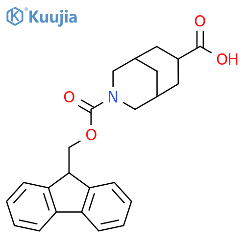 3-Azabicyclo[3.3.1]nonane-3,7-dicarboxylic acid, 3-(9H-fluoren-9-ylmethyl) ester structure