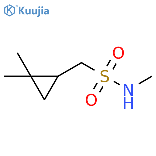 Cyclopropanemethanesulfonamide, N,2,2-trimethyl- structure
