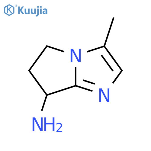 3-methyl-5H,6H,7H-pyrrolo[1,2-a]imidazol-7-amine structure