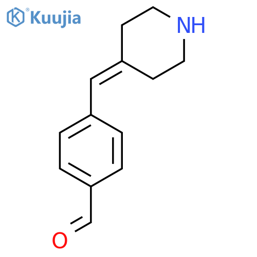 4-[(Piperidin-4-ylidene)methyl]benzaldehyde structure