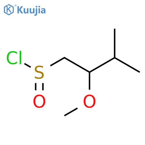 2-Methoxy-3-methylbutane-1-sulfinyl chloride structure